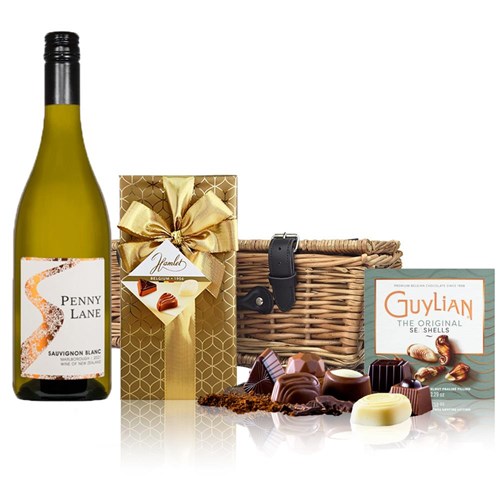 Penny Lane Sauvignon Blanc 75cl White Wine And Chocolates Hamper